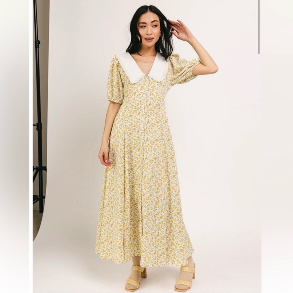 petey floral dress // daffodil from zoco
